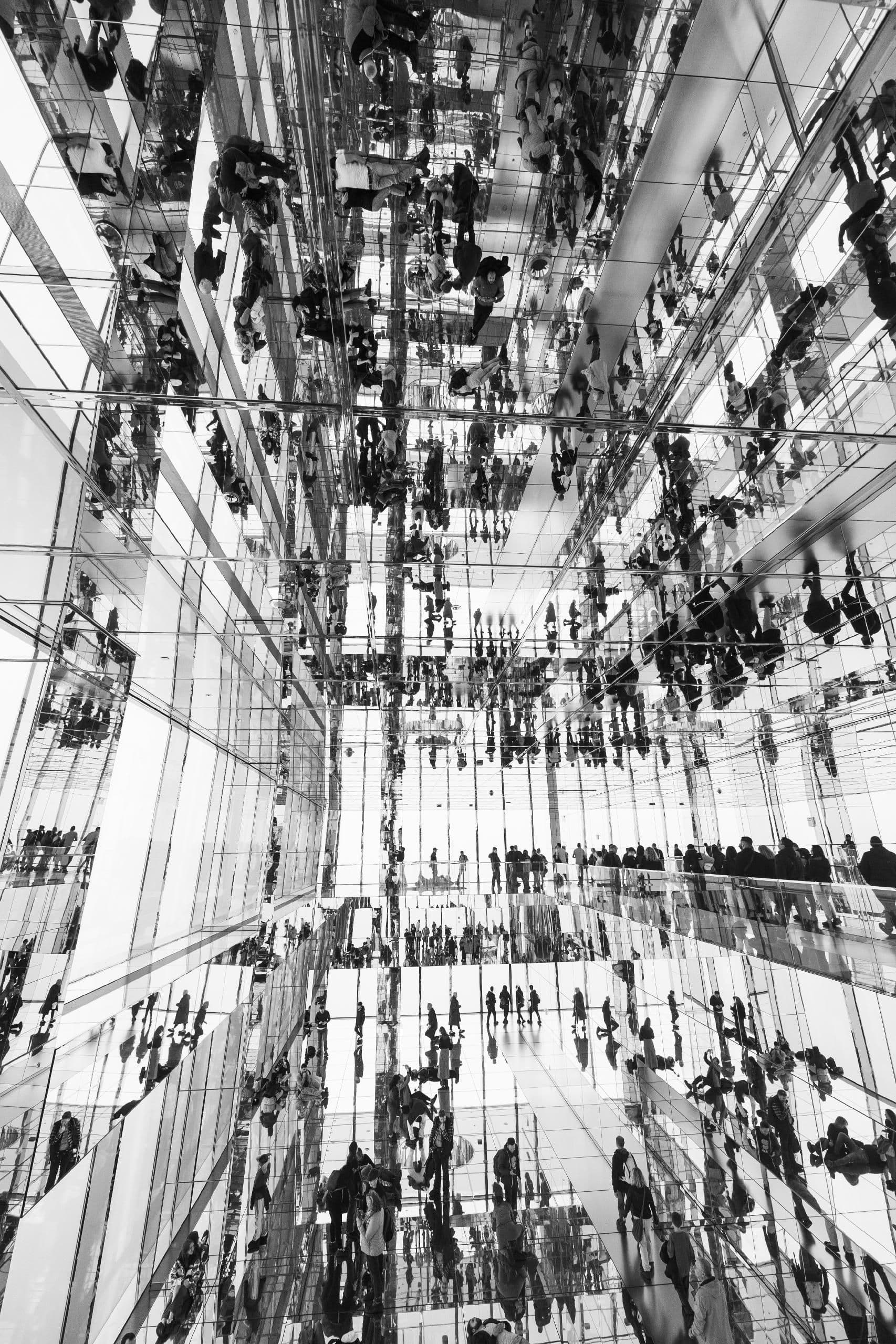 Vertige des reflets